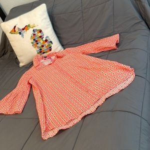 New XS Victoria Dunn Pawleys Folly Flounce Hazey Daze Mini Dress Flower Power